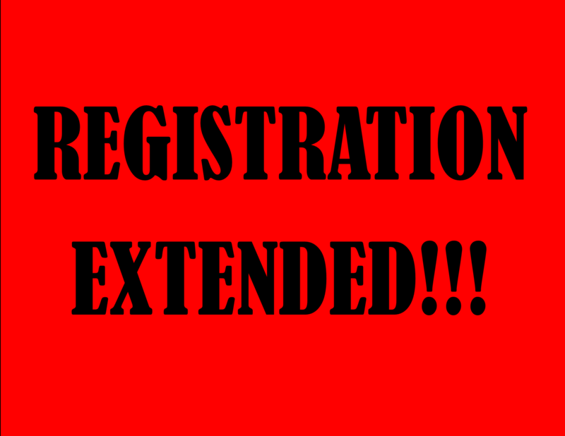 Fall Registration Extended