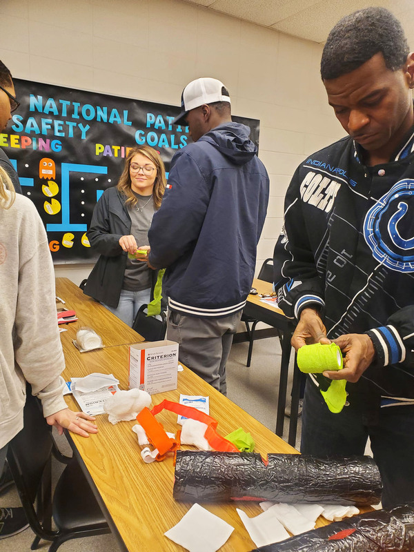 Large EMT class undergoing training this semester at PCCUA