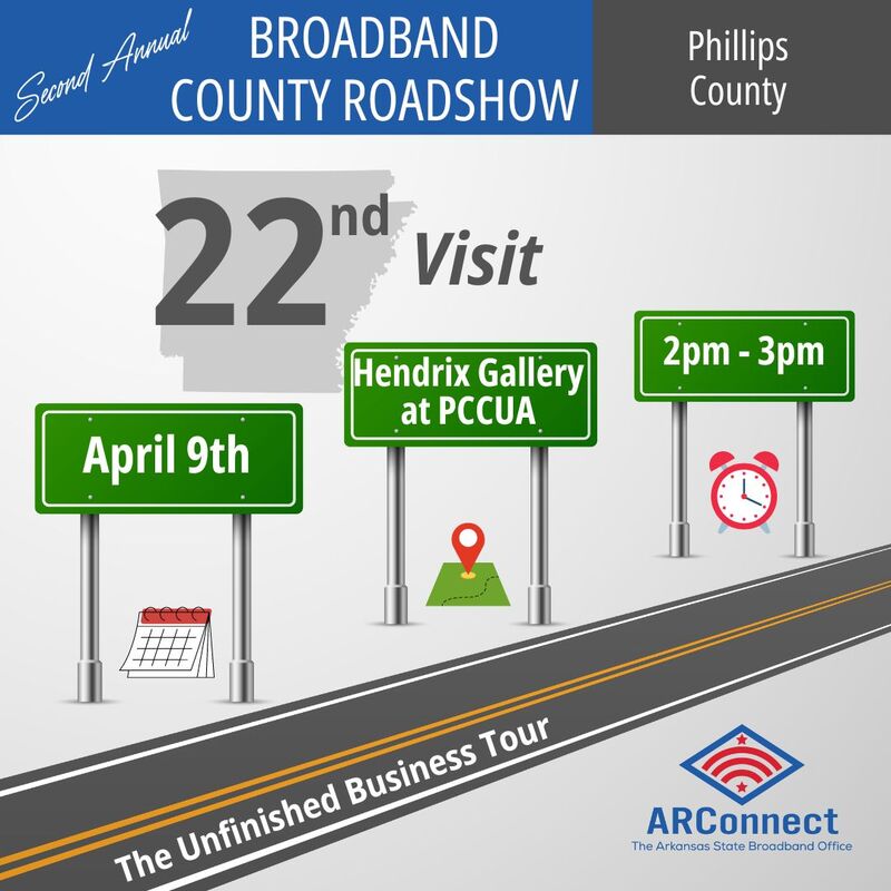 Public invited to Broadband County Roadshow