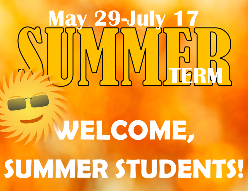 SUMMER CLASSES START TODAY, but there is still time to register