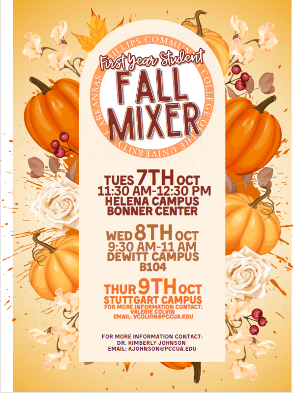 First-Year Fall Mixers Promote Connection and Wellness